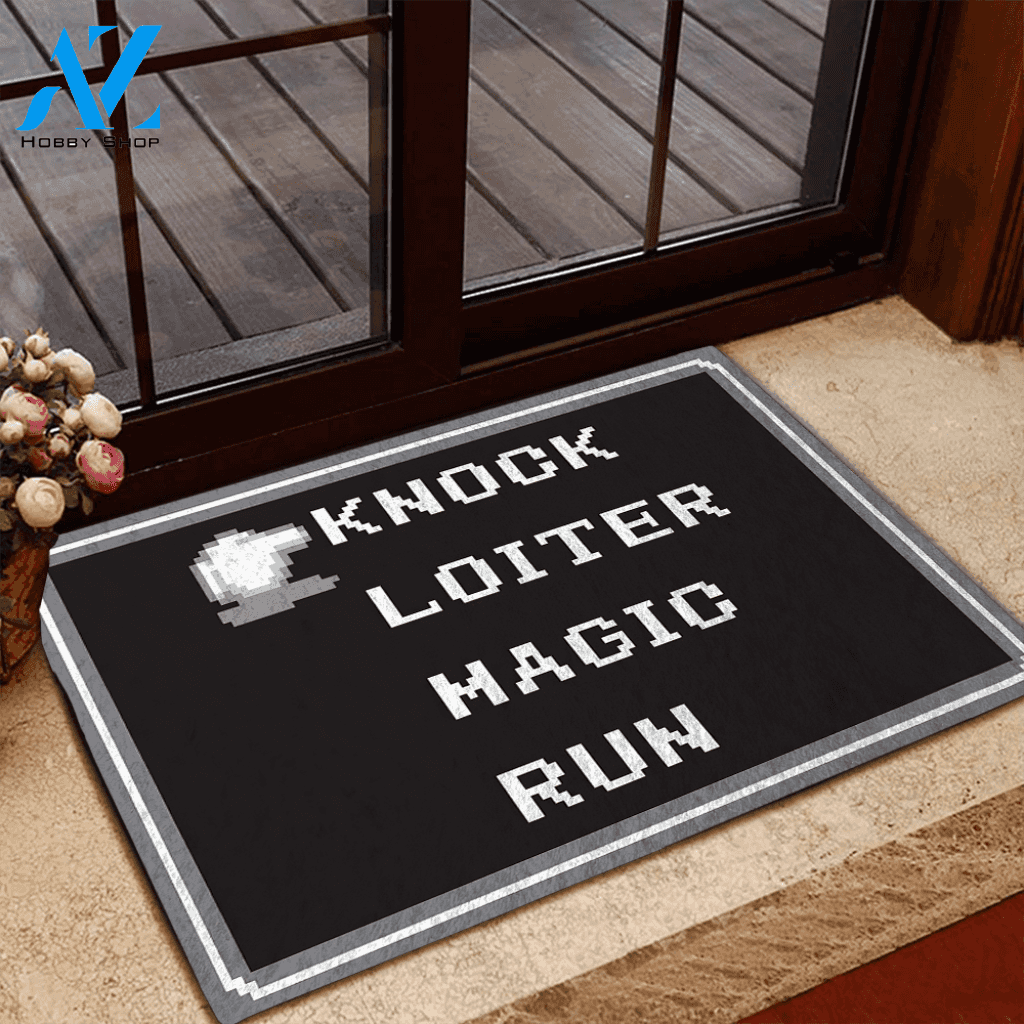 Final Fantasy 1 Doormat Retro RPG Knock | Welcome Mat | House Warming Gift