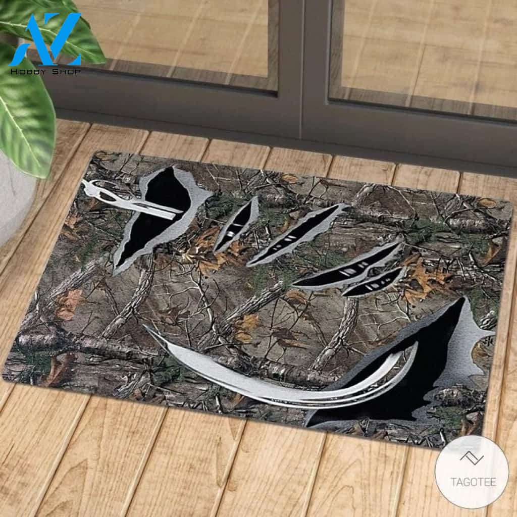 Fishing Hook 3D Camo Doormat