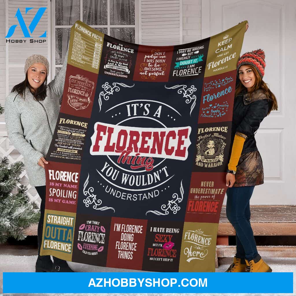 Florence Premium Fleece Blanket
