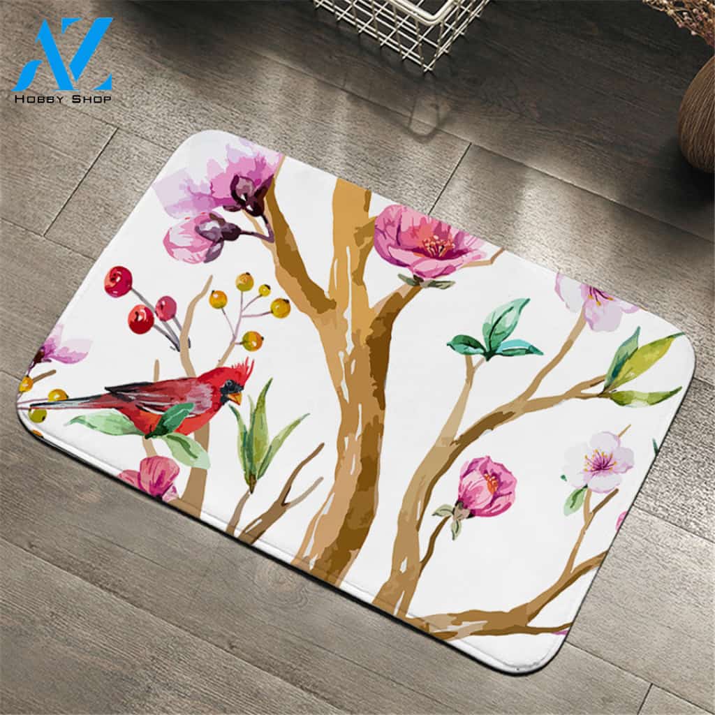 Flower Painting Door Mat