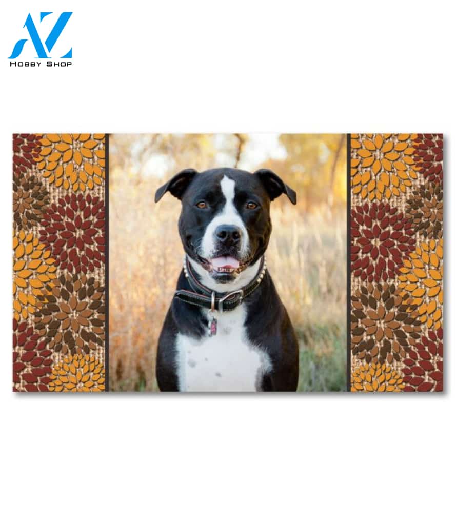 Flowers & Burlap Photo Doormat - 18" x 30"