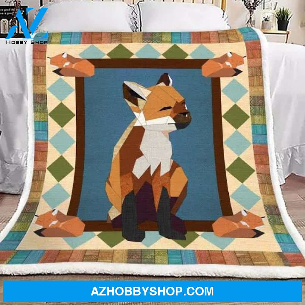 Fox Fleece Blanket
