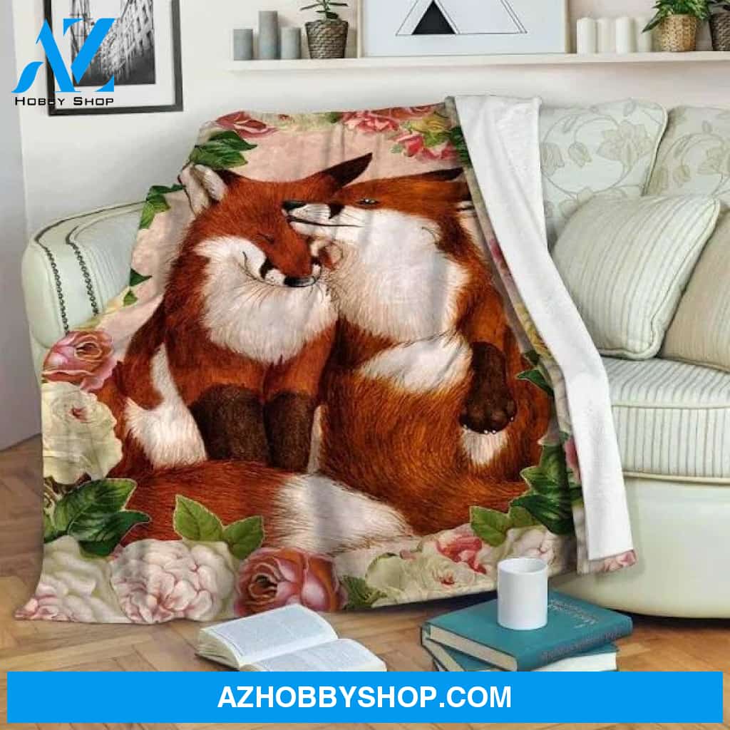 Fox Fleece Blanket