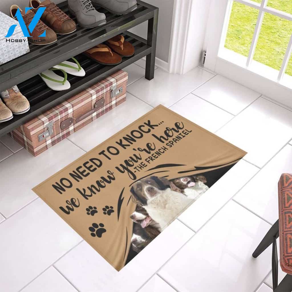 French Spaniel CL09100085MDD Doormat