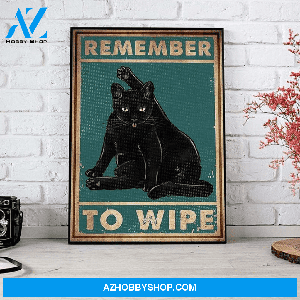 Funny Veterinarian Office Art Remember To Wipe Wall Art Hanging Poster Painting Paper Photography Abstract Watercolor Living Bedroom Home decor