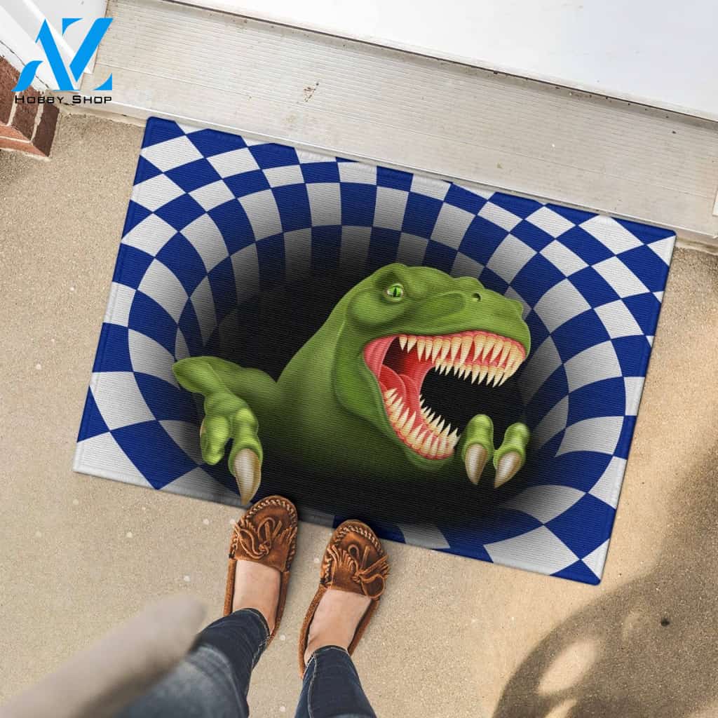 Funy 3D Dinosaur Doormat Welcome Mat Housewarming Gift Home Decor Funny Doormat Best Gift Idea For Family