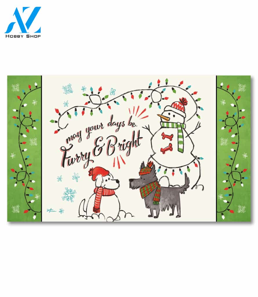 Furry & Bright Scottie Doormat - 18" x 30"