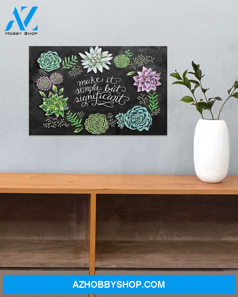 Garden Simple But Significant Canvas Wall Art, Wall Decor Visual Art