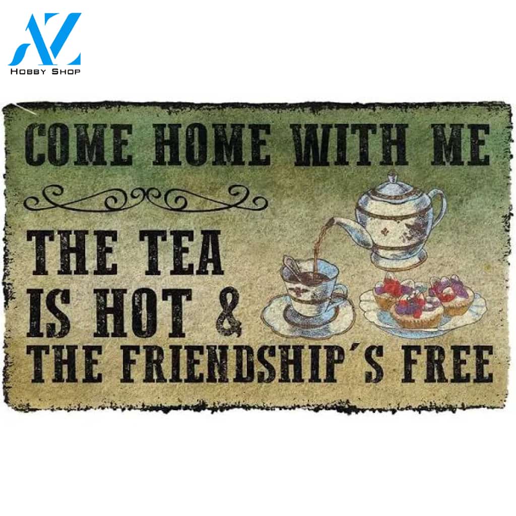 Gearhuman 3D Come Home With Tea Doormat Doorma
