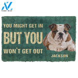 Gearhuman 3D Keep Door Closed Bulldogs Dog Custom Gender Doormat