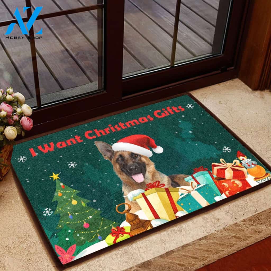 German Shepherd Christmas Gifts - Dog Doormat | Welcome Mat | House Warming Gift