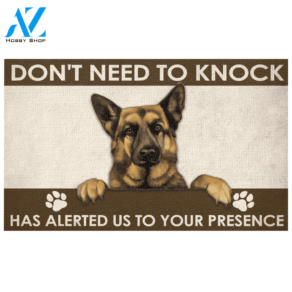 German Shepherd Personalized Doormat | Welcome Mat | House Warming Gift