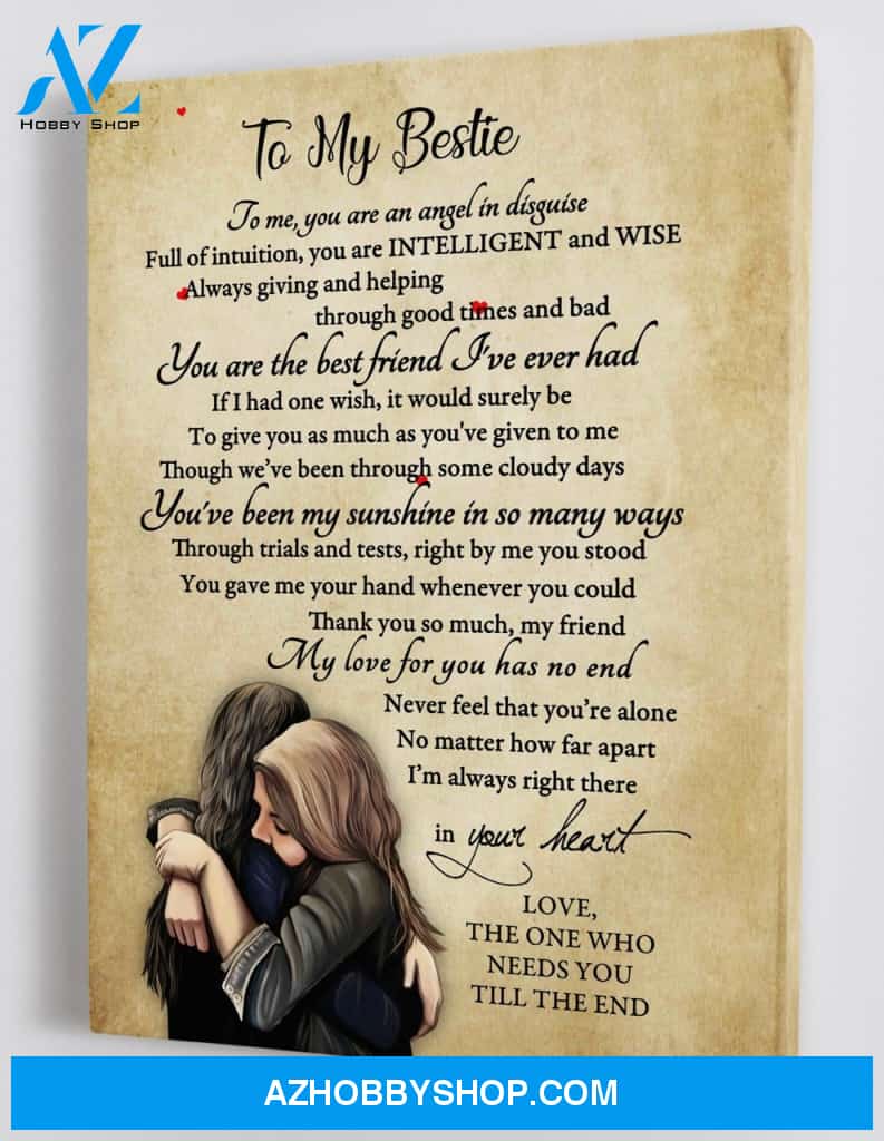 Gift For Bestie - Best Friends - Framed Canvas FF001