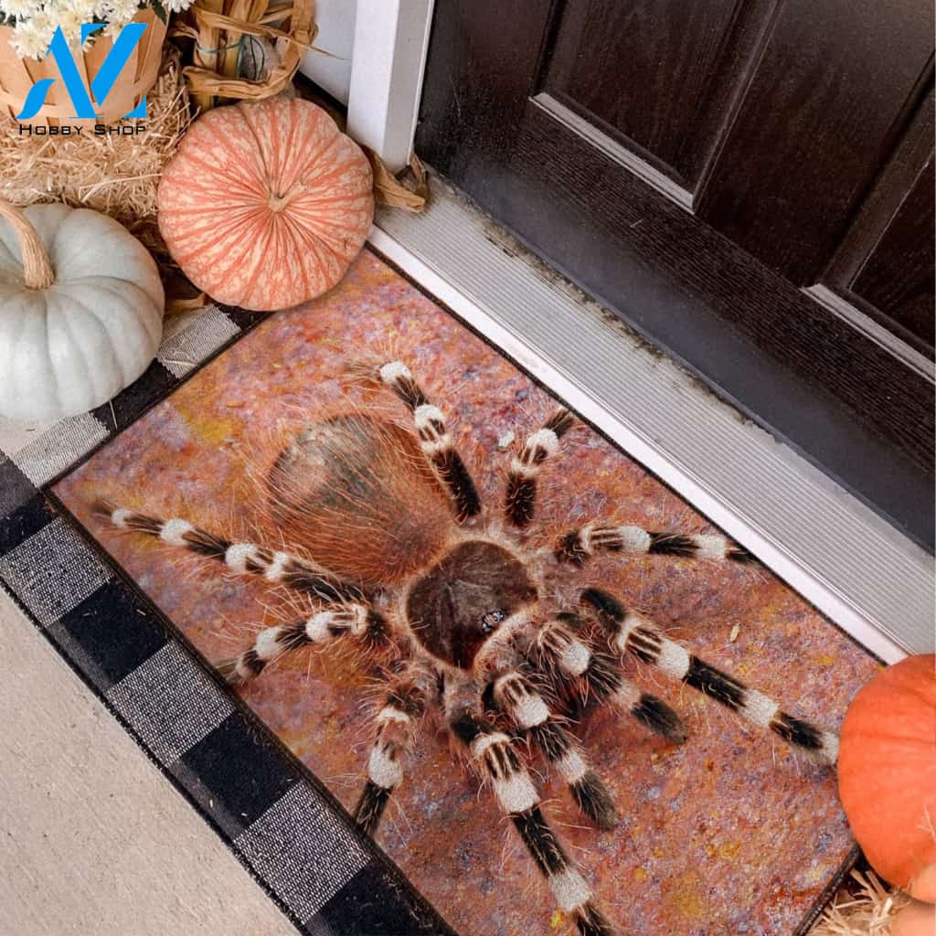 Givingcustom Halloween 3D Spider Funny Indoor And Outdoor Doormat Gift For Halloween Thanksgiving Christmas Birthday Gift Decor Warm House Gift Welcome Mat