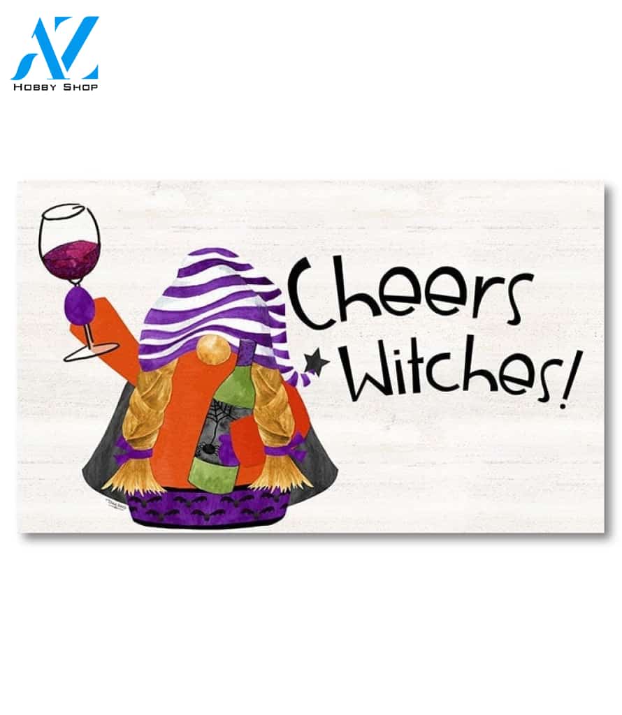 Gnomes of Halloween Cheers Doormat - 18" x 30"