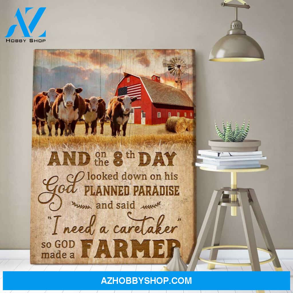 God Looked Down On His Planned Paradise Canvas Wall Art Decor