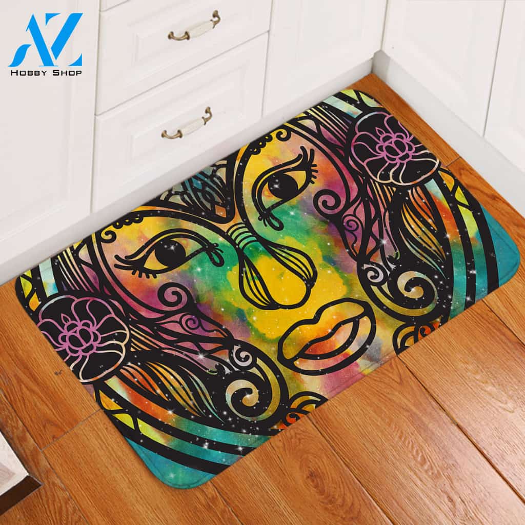 God's Face Door Mat