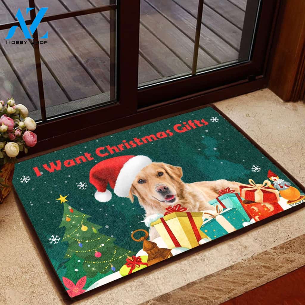 Golden Retriever Christmas Gifts - Dog Doormat | Welcome Mat | House Warming Gift