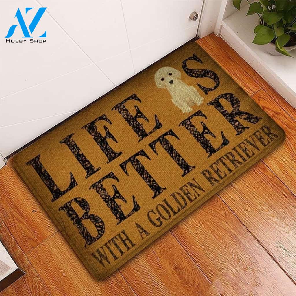 Golden Retriever CLM190930D Doormat