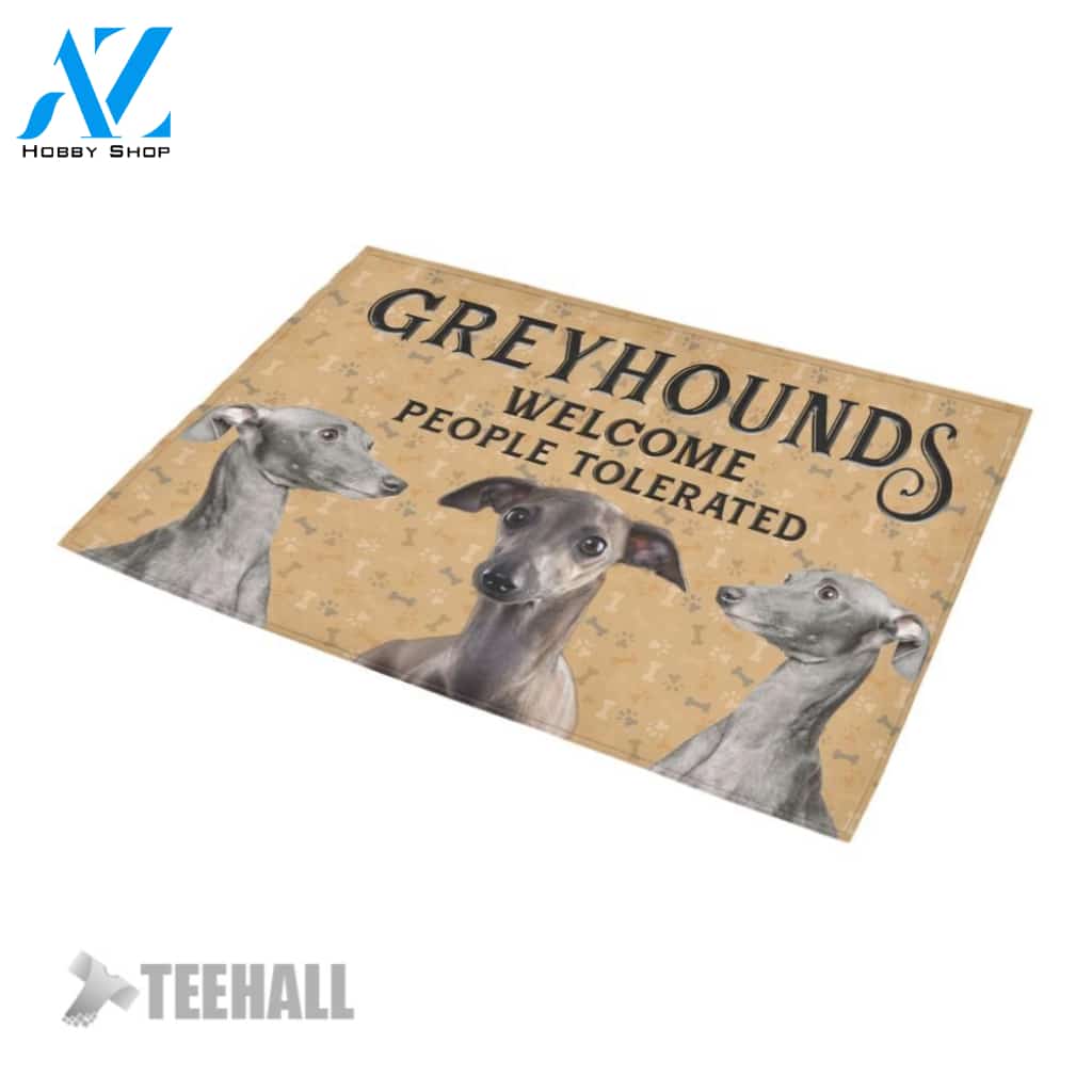 Greyhound Welcome Doormat - Welcome Mat - Home Decor