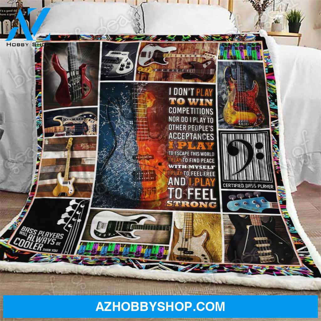 Guitar Fleece Blanket Guitar Lover 8