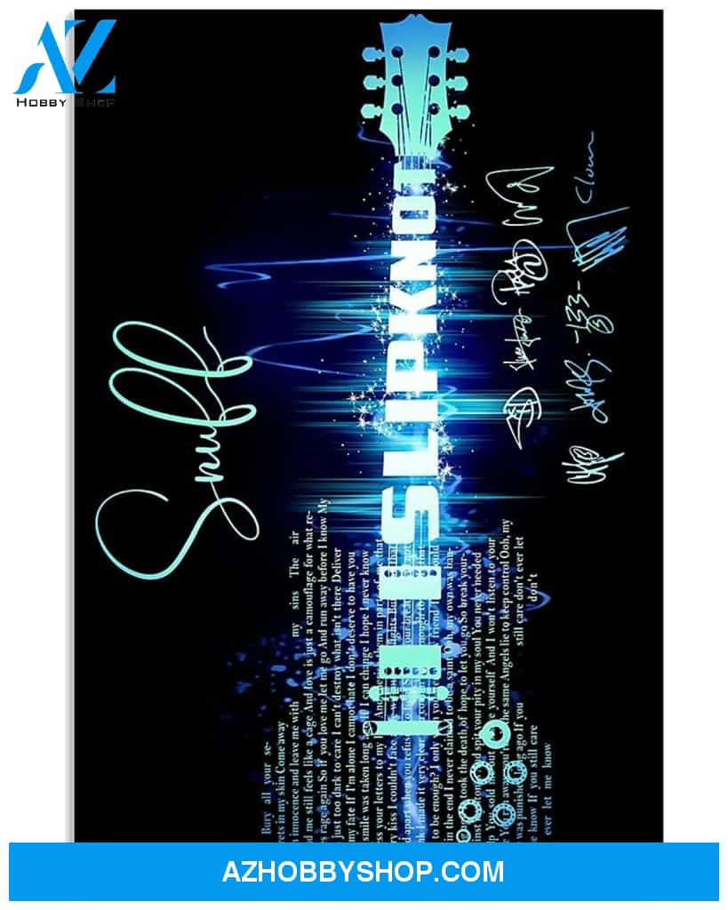 Guitar Snuff Lyrics Canvas And Poster, Wall Decor Visual Art