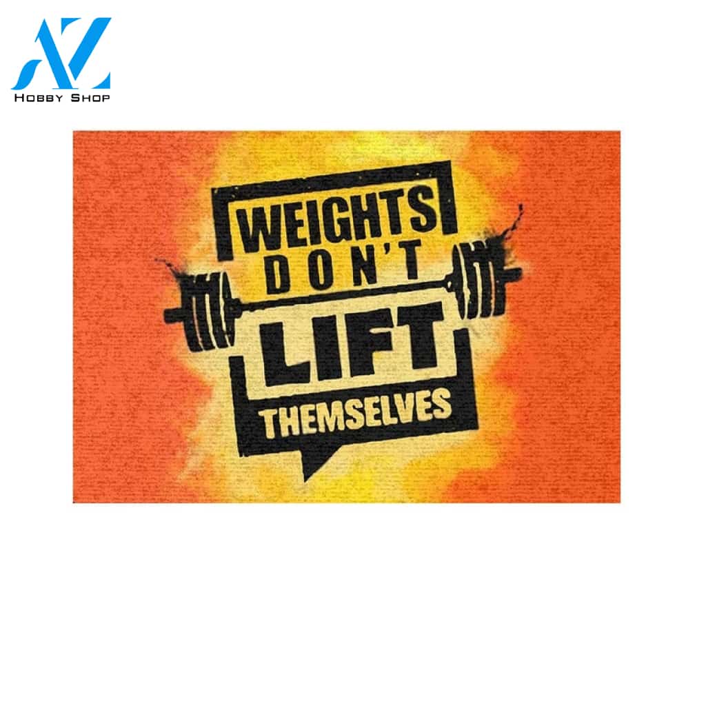 Gym Fitness Weights Dont Lift Doormat Housewarming Gift Home Living Home Decor