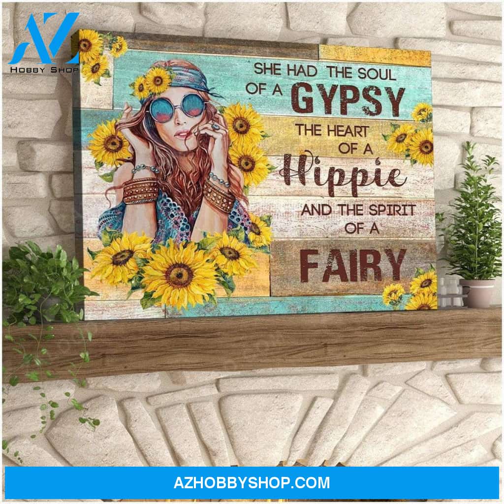 Gypsy Hippie Fairy Wall Art Canvas