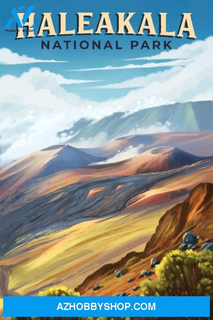 Haleakala National Park Hawaii Oil Painting