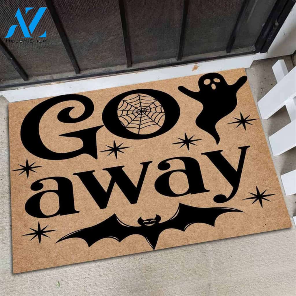 Halloween Go Away Equality Doormat Indoor And Outdoor Mat Entrance Rug Sweet Home Decor Housewarming Gift Gift For Friend Family Stem Feminist