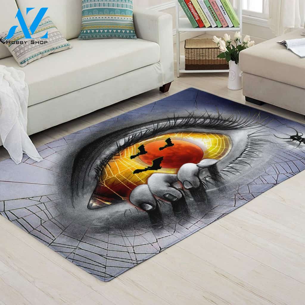 Halloween Scary Eye Doormat Indoor And Outdoor Mat Entrance Rug Sweet Home Decor Housewarming Gift Gift For Friend Family Stem Feminist