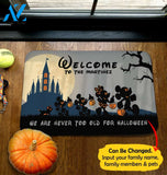 Halloween Walkers Personalized Doormat