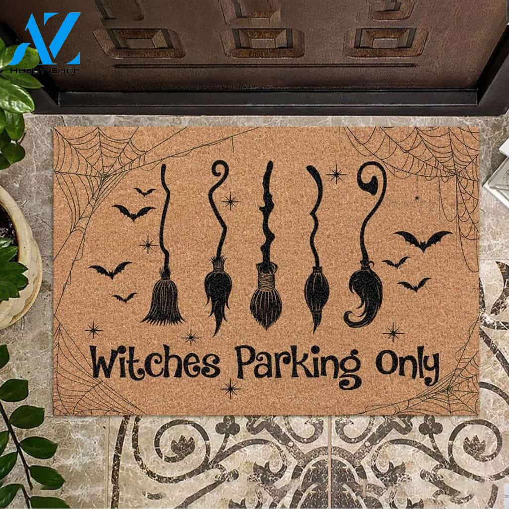 Halloween Witches Parking Only Equality Doormat Indoor And Outdoor Mat Entrance Rug Sweet Home Decor Housewarming Gift Gift For Friend Family Stem Feminist