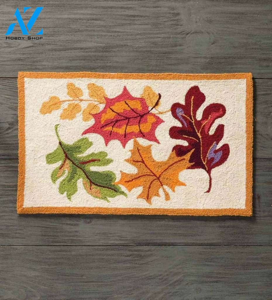 Hand Hooked Wool Pumpkin CLP1110052D Doormat