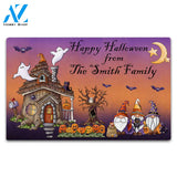 Happy Halloween From The Family Personalized Doormat, LIHD