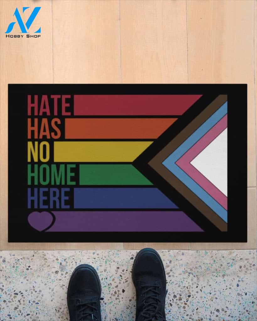 Hate Has No Home Here Doormat, Kindness Doormat, BLM, LGBT Doormat