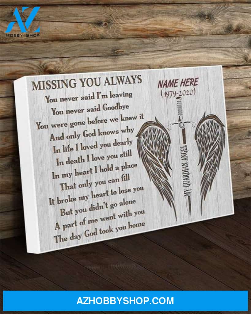 Heaven Canvas Missing You Always Canvas And Poster, Wall Decor Visual Art