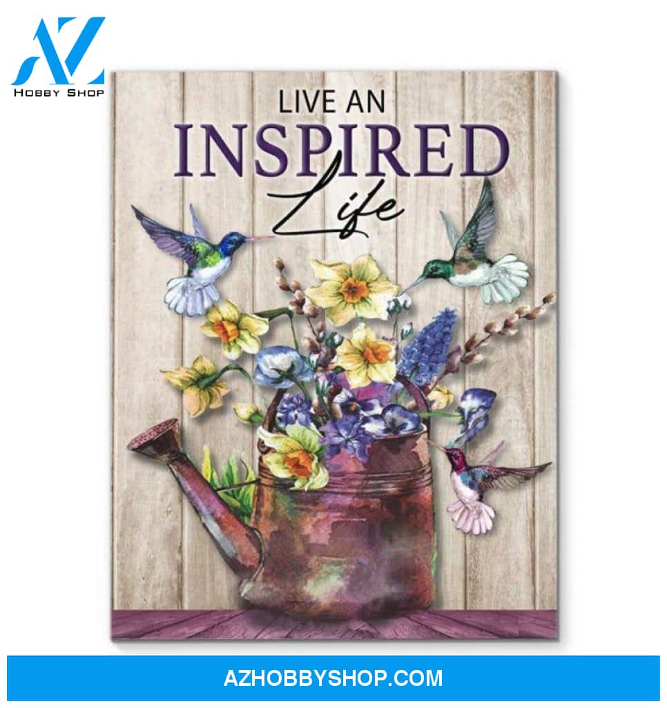 Hippie Live An Inspired Life Art Poster Wall Art