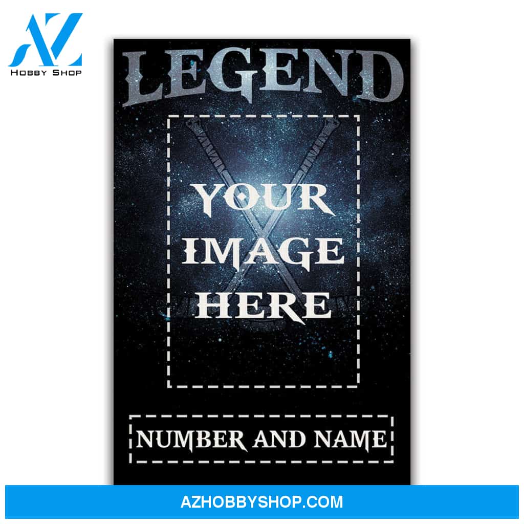 Hockey Legend Personalized Canvas