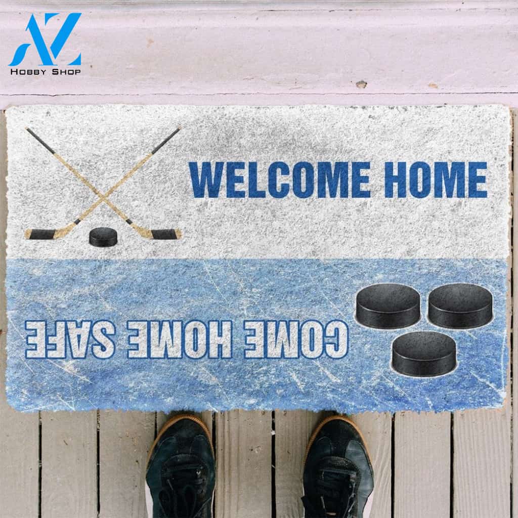 Gearhumans Gearhuman 3D Hockey Welcome Home Custom Doormat