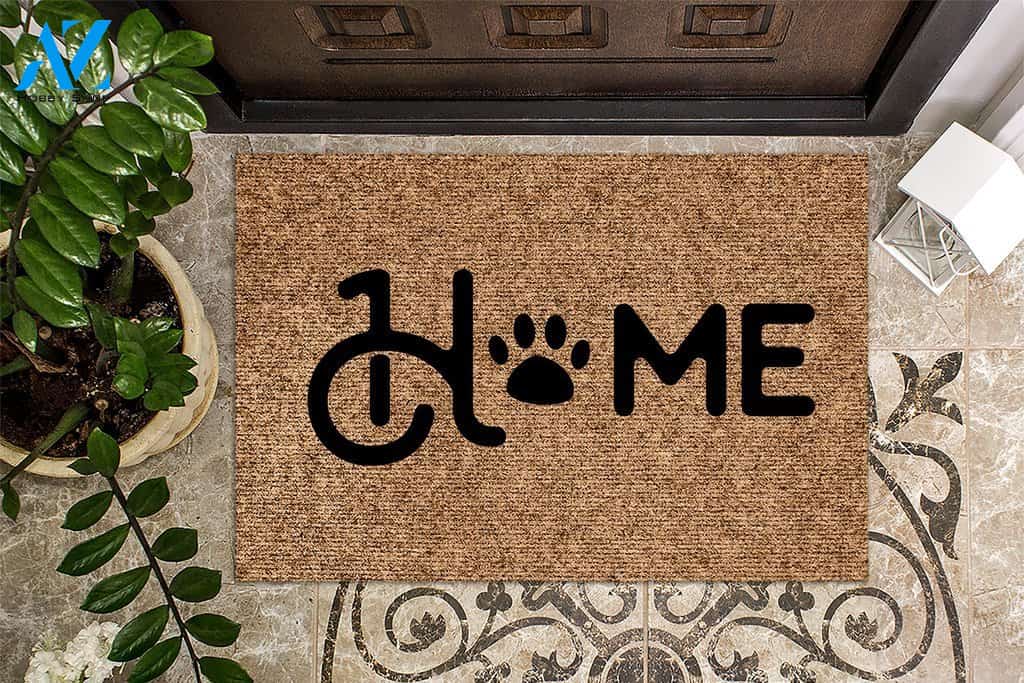 Home Pawprint Welcome Mat | Welcome Mat | House Warming Gift