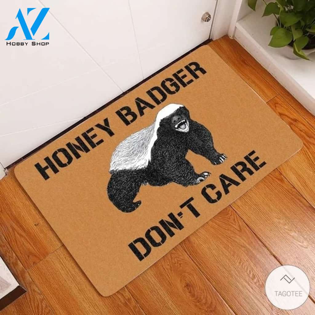 Honey Badger Don’t Care Doormat