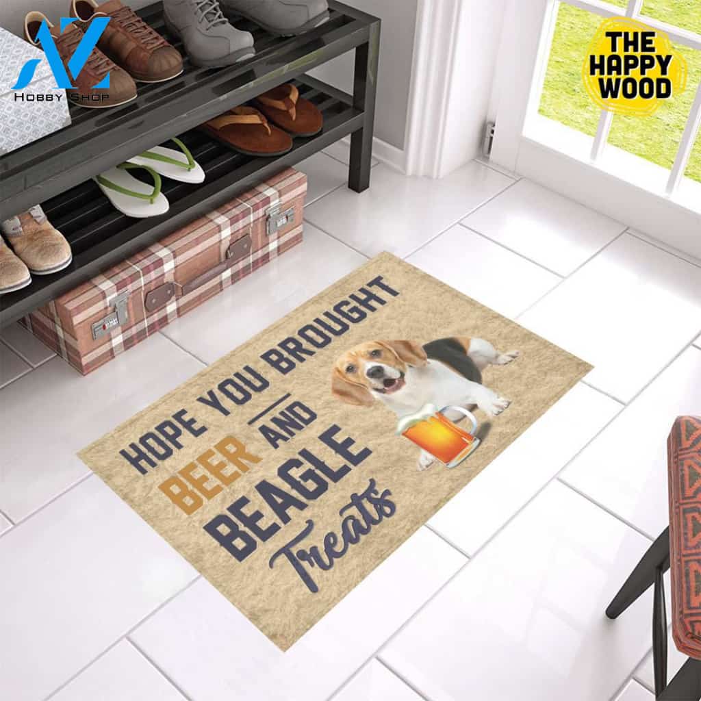 Hope You Bought Beer And Beagle Treats Doormat