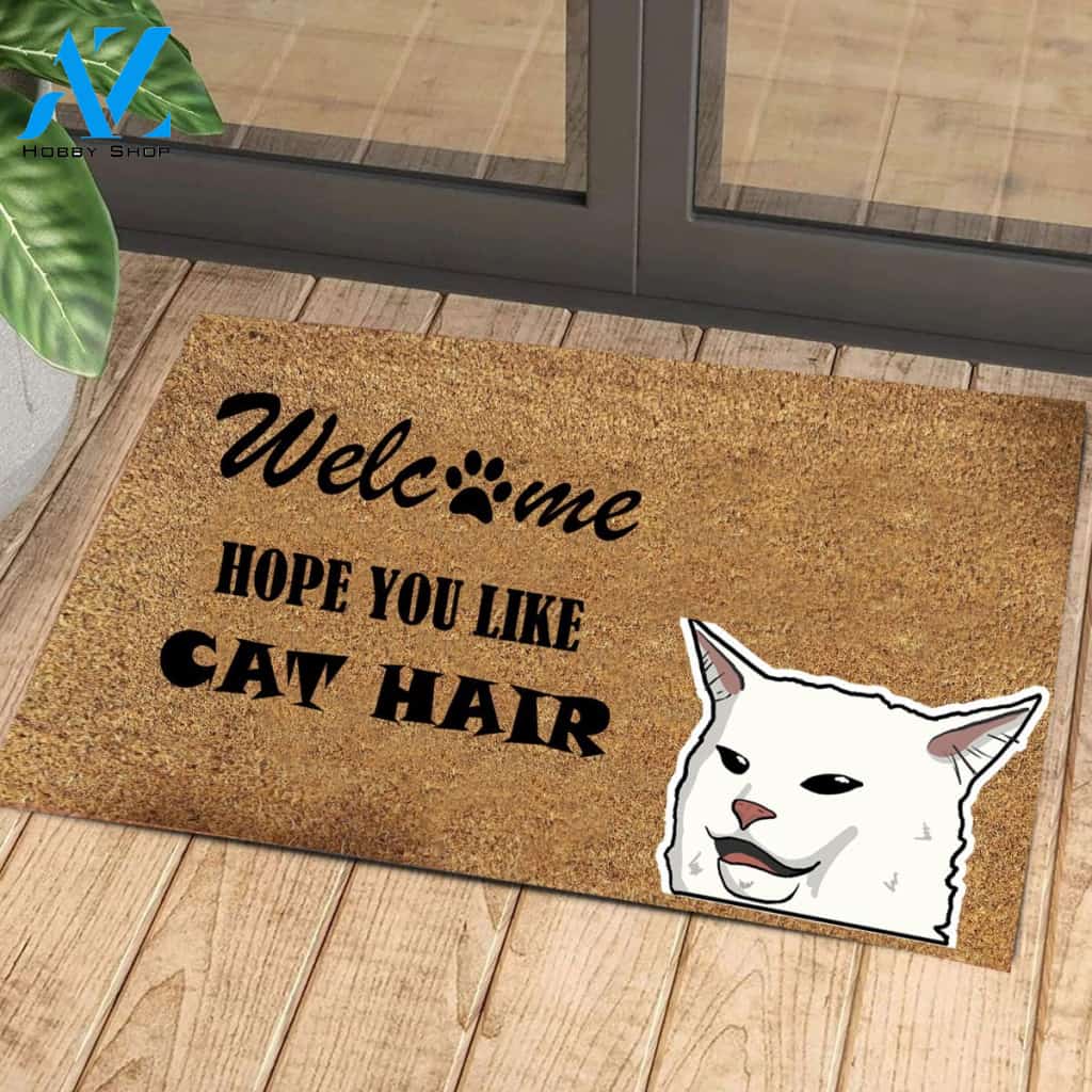 Hope You Like Cat Hair Mat | Welcome Mat | House Warming Gift