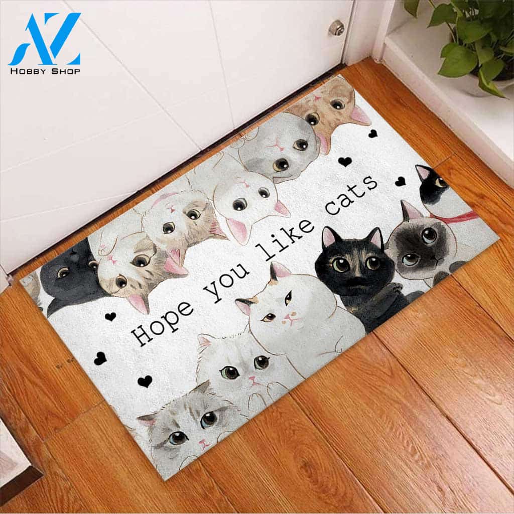 Hope You Like Cats Doormat