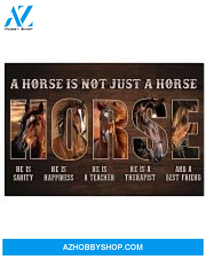 Horse Girl Poster A Horse Is Not Just A Horse Wall Décor