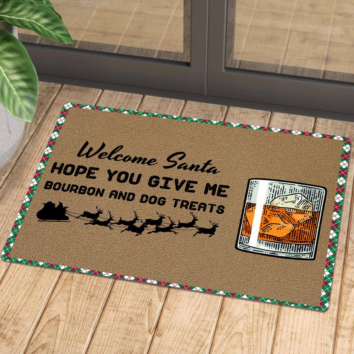 Welcome Santa Doormat | Colorful | Size 8x27'' 24x36''