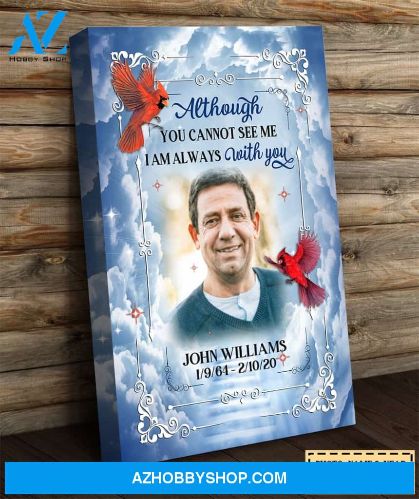 I Am Always With You, Upload Photo Personalized Canvas
