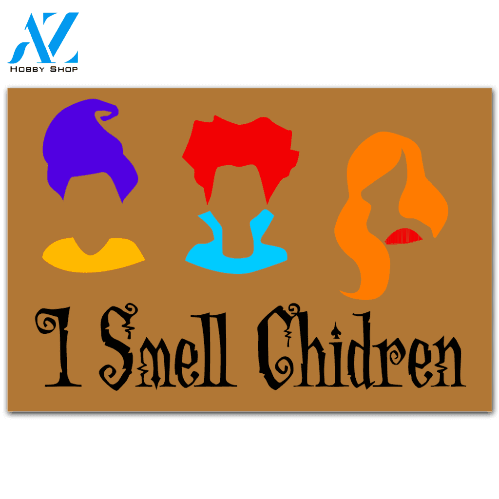 I Smell Children Doormat Welcome Mat Housewarming Gift Home Decor Funny Doormat Gift For Halloween Lovers