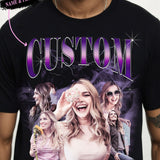 Custom Bootleg 90s Rap Tee, Custom Photo Shirt - Insert Your Design Vintage Shirt, CUSTOM Your Own Bootleg Idea Here, Personalized Tshirt
